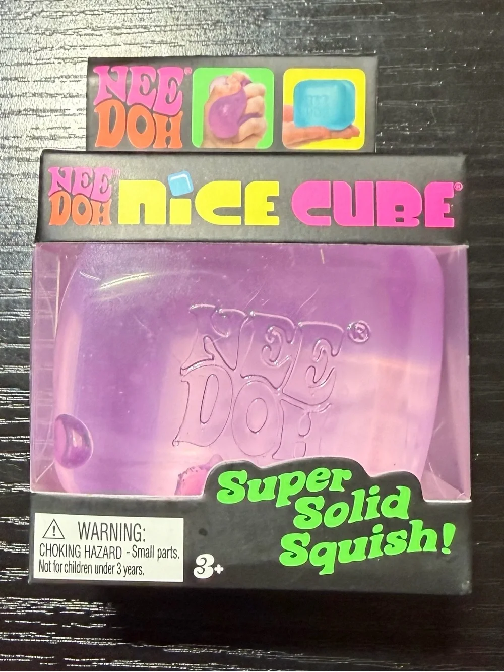 Schylling - Nee Doh Nice Cube Super Solid Squish - Purple - Picture 1 of 6